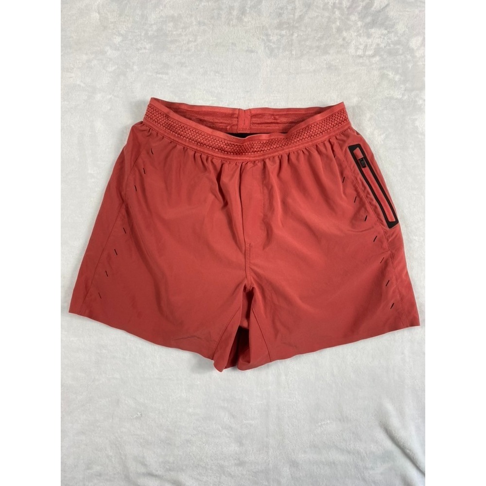 Ten Thousand The Session Short Sz M Orange Lined Crossfit Gym MSRP $88